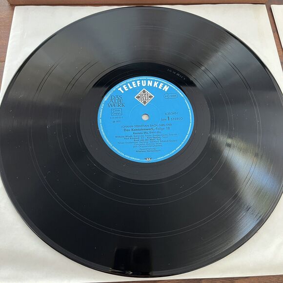 J. S. Bach Das Kantatenwerk Complete Cantatas Vol 18 LP Box Set 1977 Telefunken - Picture 4 of 8